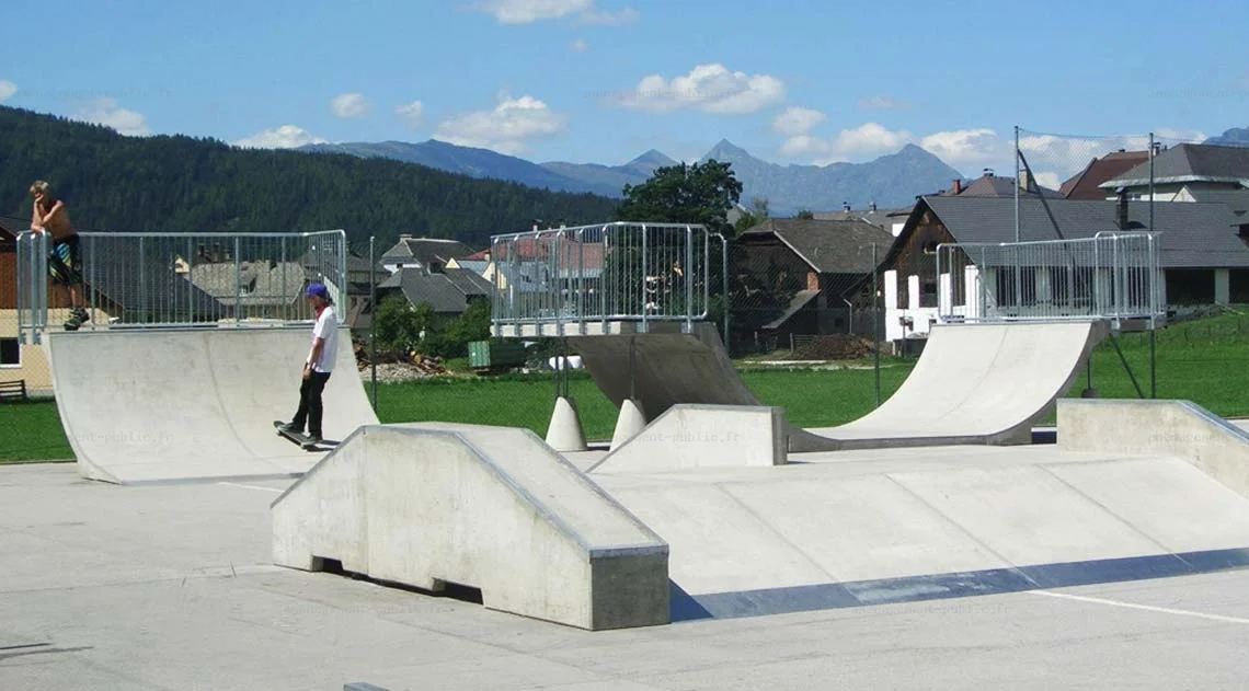 Pose et installation des skateparks modulaires